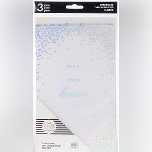 Happy Planner Medium Dashboards clear & translucent